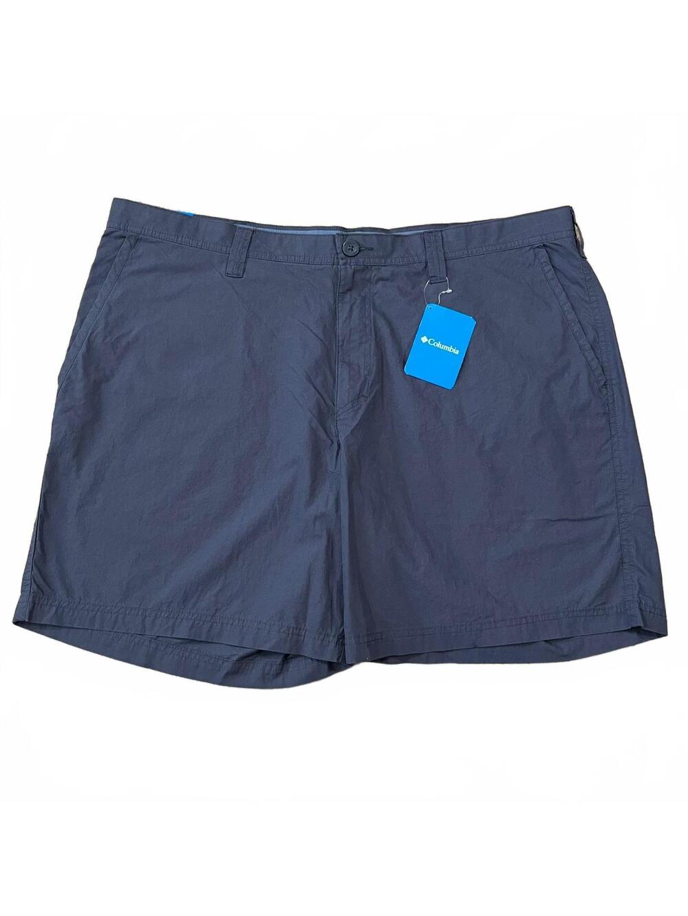 NWT Columbia Mens Washed Out Shorts 8” Blue Size 42 (flawed)